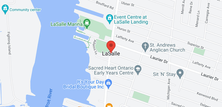 map of 3979 LASALLE WOODS
